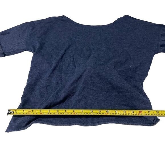 Victoria’s Secret Women’s Short Sleeve Sweatshirt w/ Open Tie Back Size S/P - Picture 9 of 10